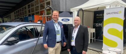 Plug & Charge auf ICNC 2023 - Ford & SMATRICS stellen P&C Technologie vor