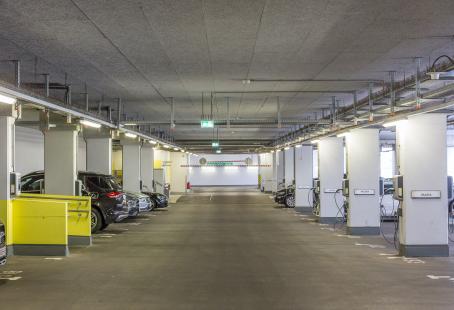 Raiffeisen Muthgasse E-Mobilitätslösung von SMATRICS