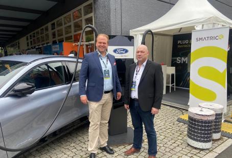 Plug & Charge auf ICNC 2023 - Ford & SMATRICS stellen P&C Technologie vor