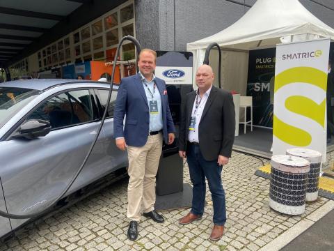 Plug & Charge auf ICNC 2023 - Ford & SMATRICS stellen P&C Technologie vor